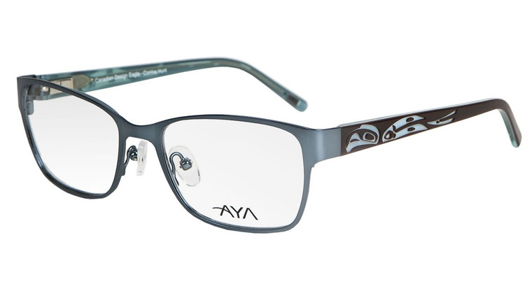 Satin Blue/Brown Blue